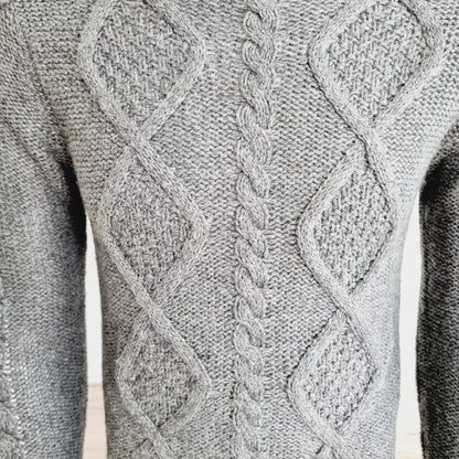 Pullover col roulé en maille (SIZE : XS)