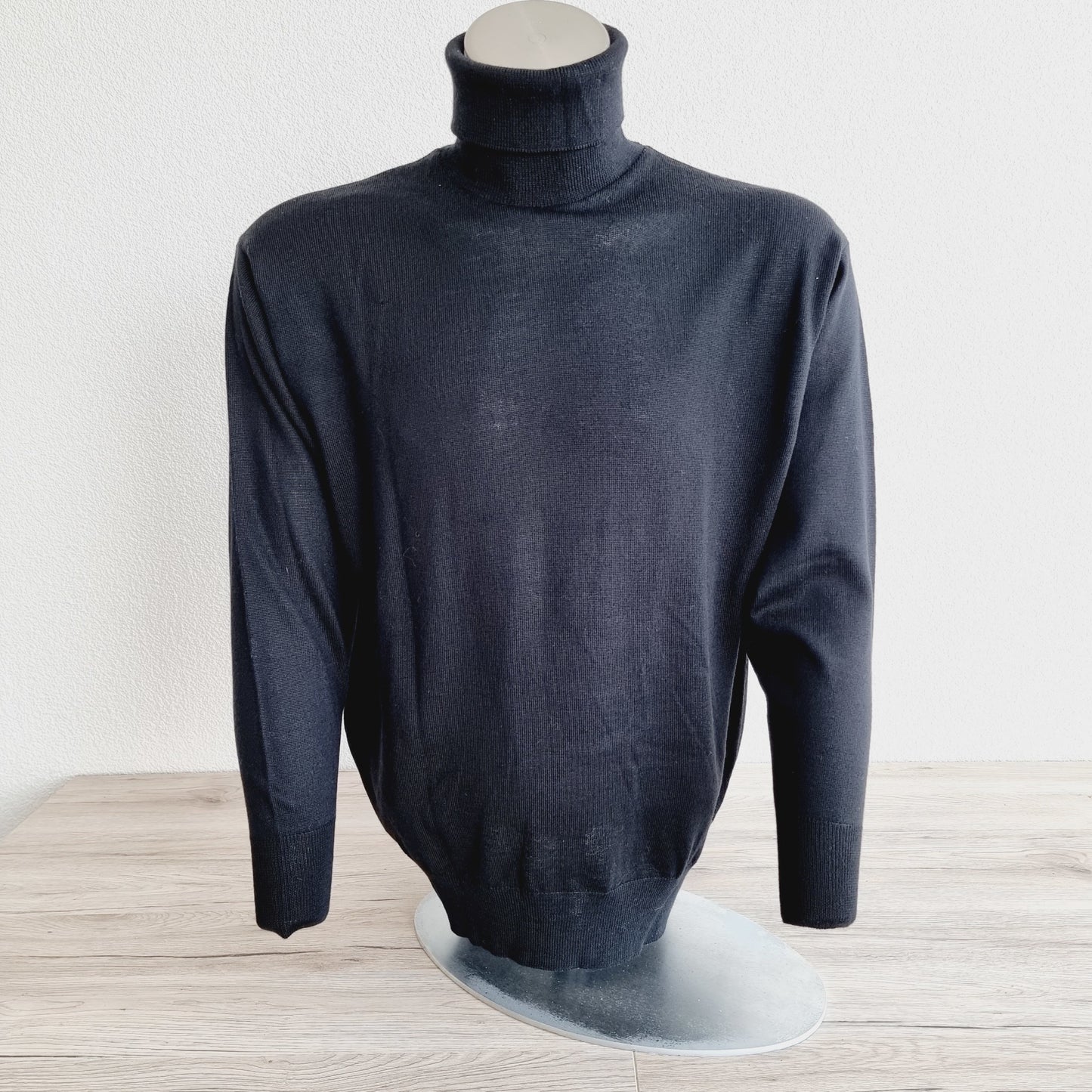 Pull col roulé noir - Bill (SIZE : 6/48)