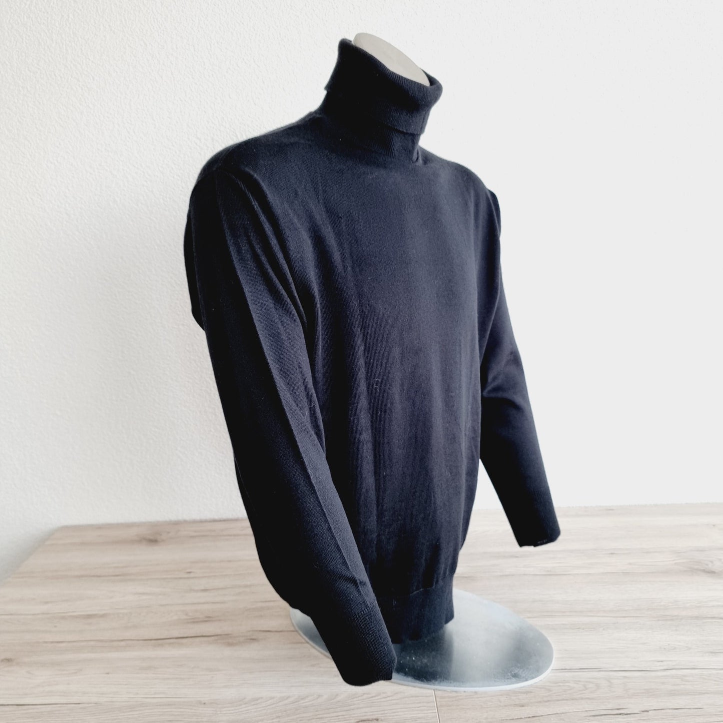 Pull col roulé noir - Bill (SIZE : 6/48)