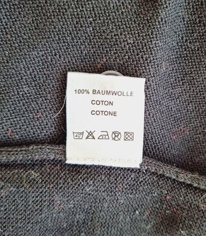 Pull noir à col polo - Marc (SIZE : M)