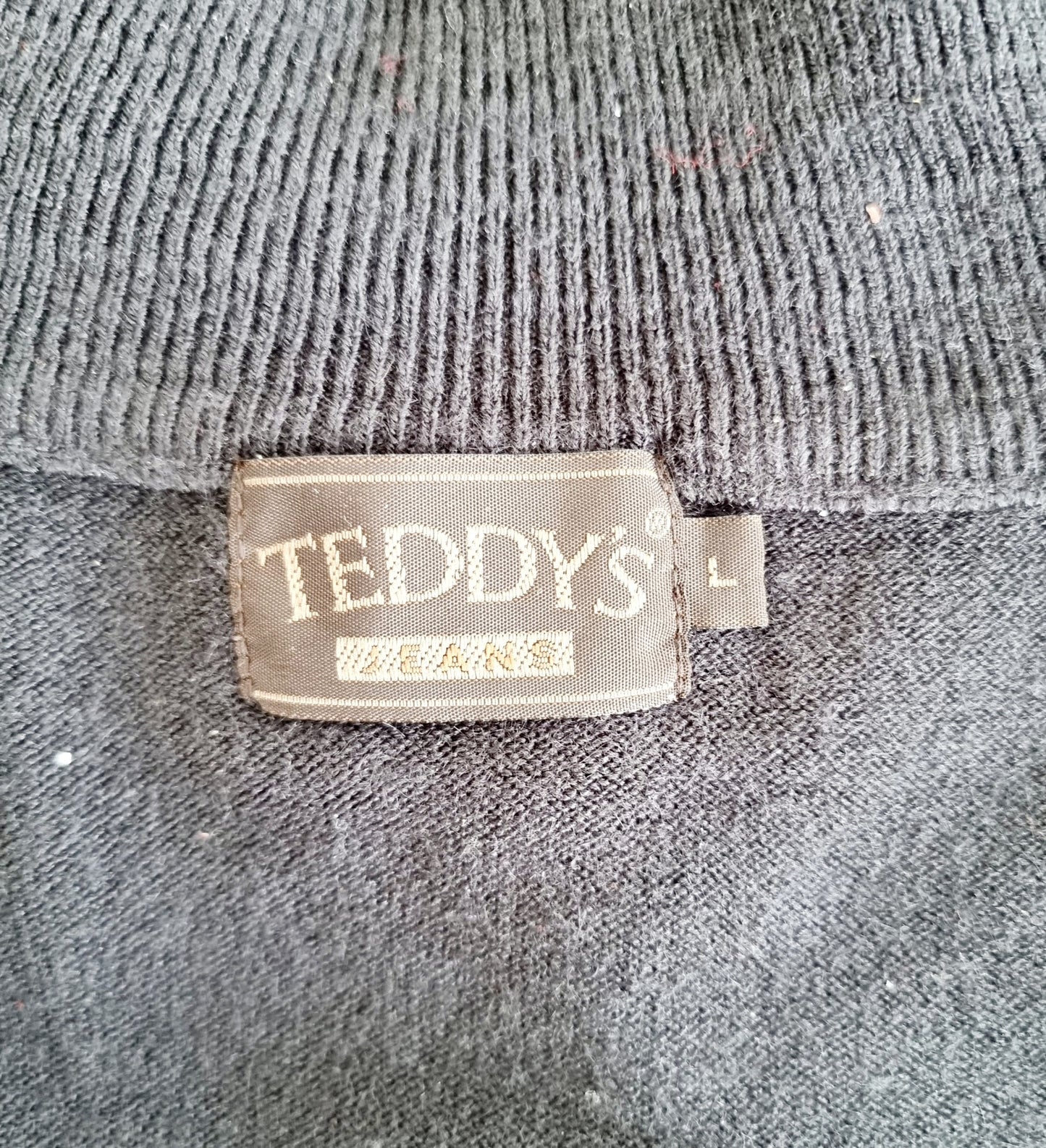 Pull noir à col montant - Ted (SIZE : L)