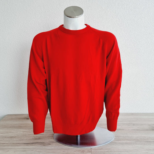 Pullover rouge pur laine (SIZE : 9/54)