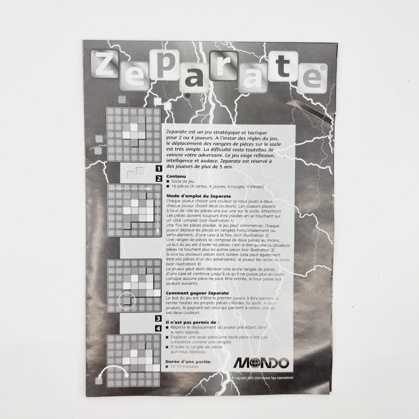 Zeparate jeu stratégique et tactique