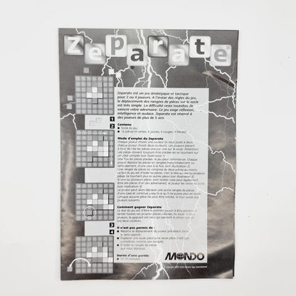 Zeparate jeu stratégique et tactique