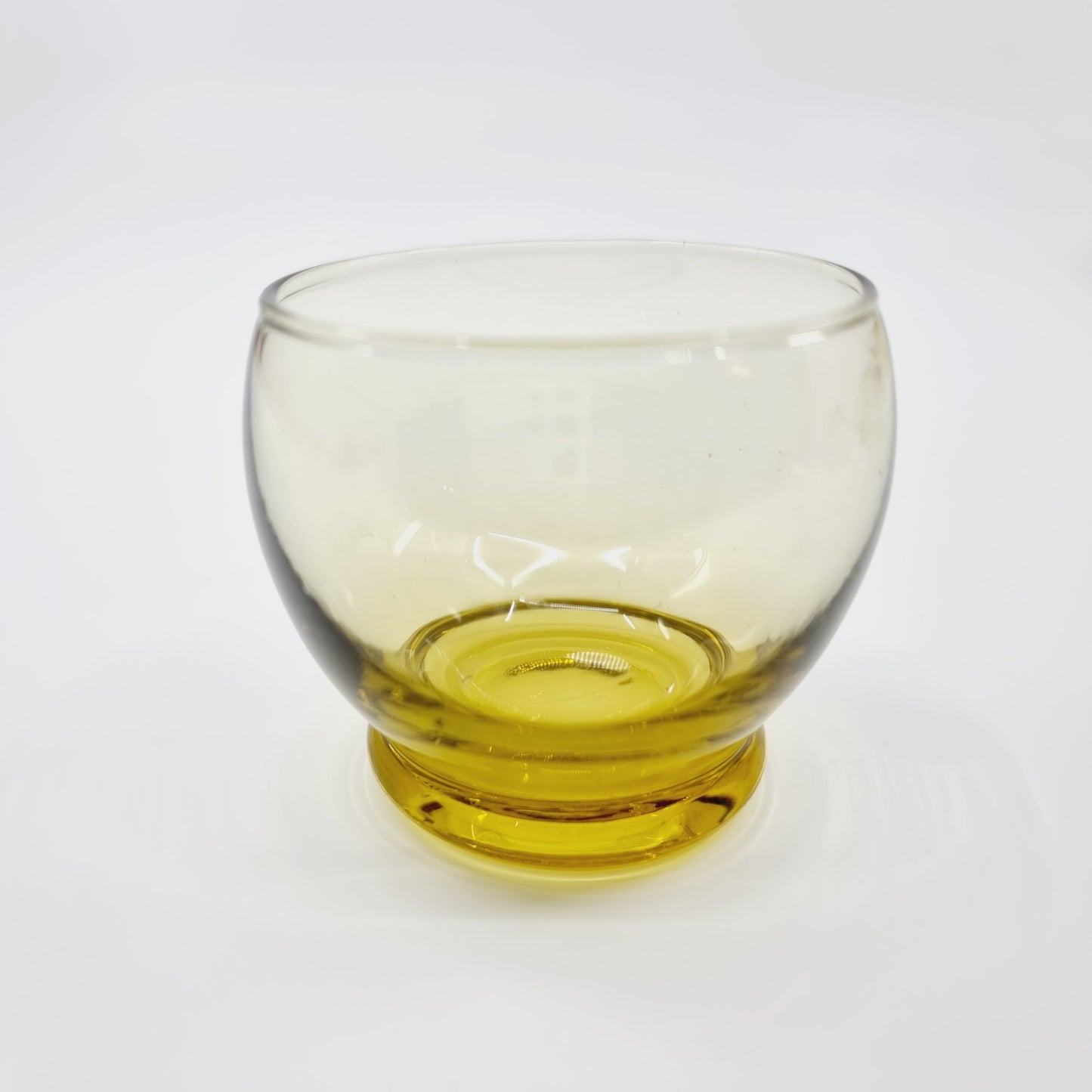 Verrine sphérique jaune (6 pièces)