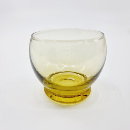 Verrine sphérique jaune (6 pièces)