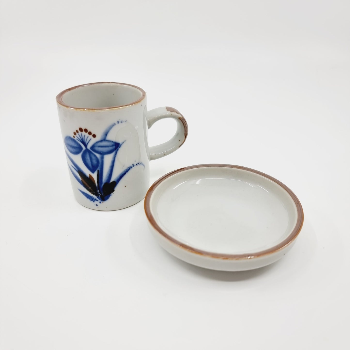 Tasse & sous-tasse - bleuette (2x6 pièces)