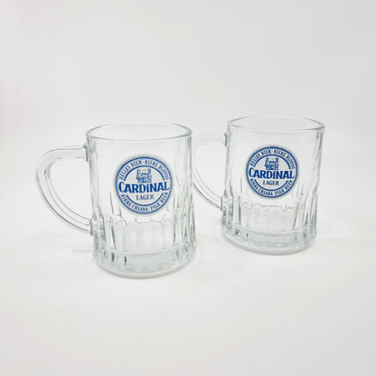 Chope de bière Cardinal (2 pièces)