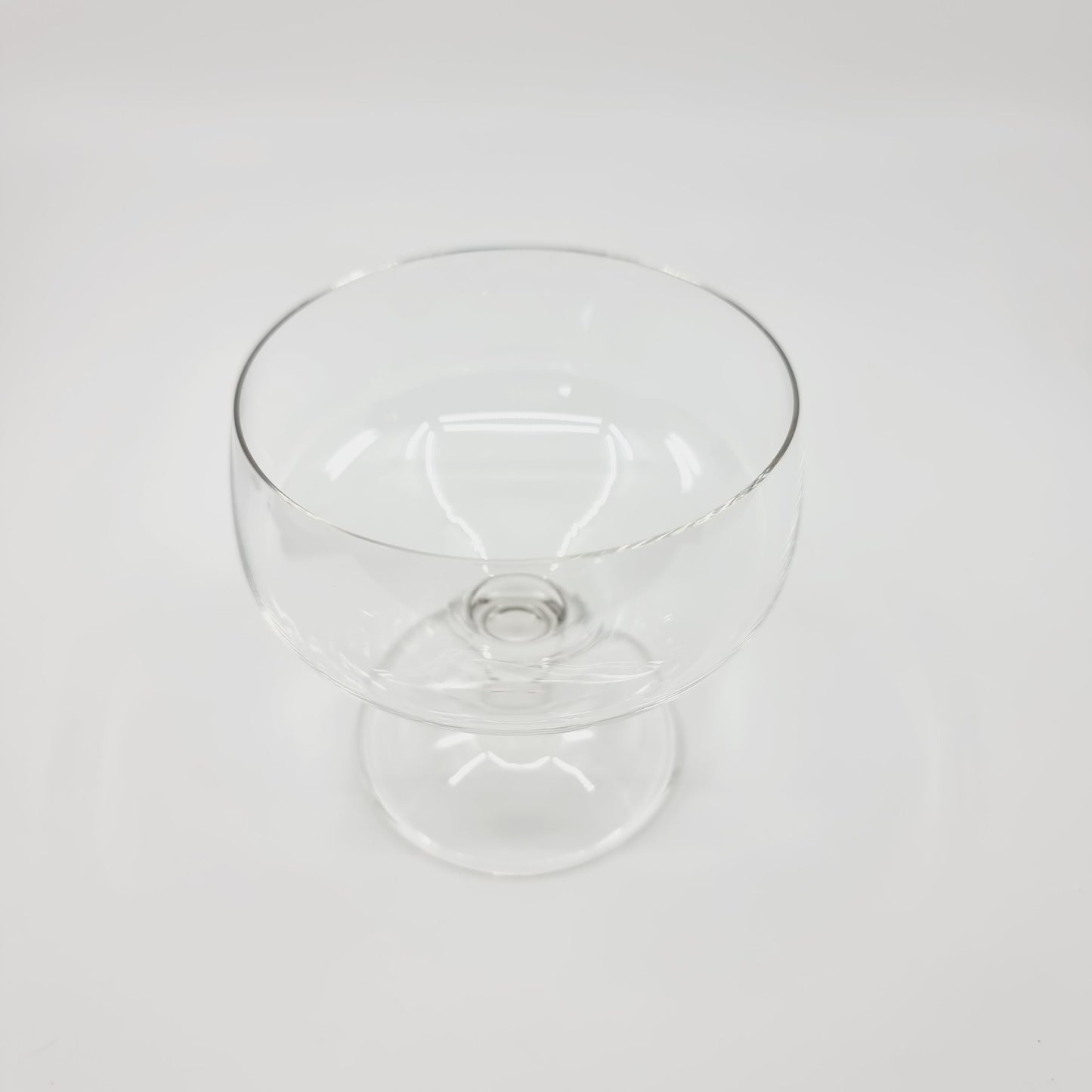 Coupe sur pied en verre (2 pièces)