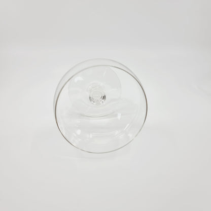 Coupe sur pied en verre (2 pièces)