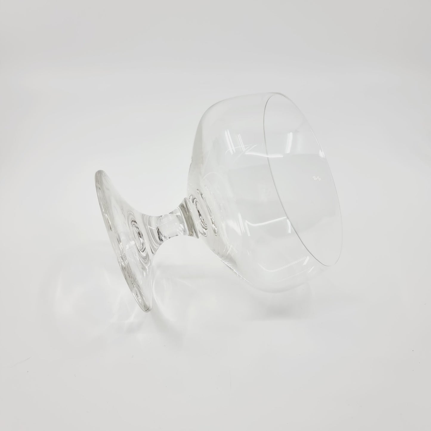 Coupe sur pied en verre (2 pièces)