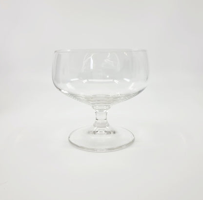 Coupe sur pied en verre (2 pièces)