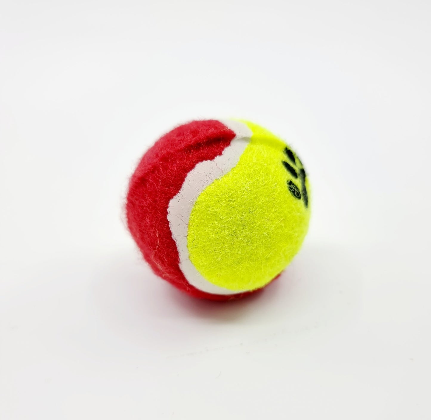 Jouet pour chien - balle de tennis rouge