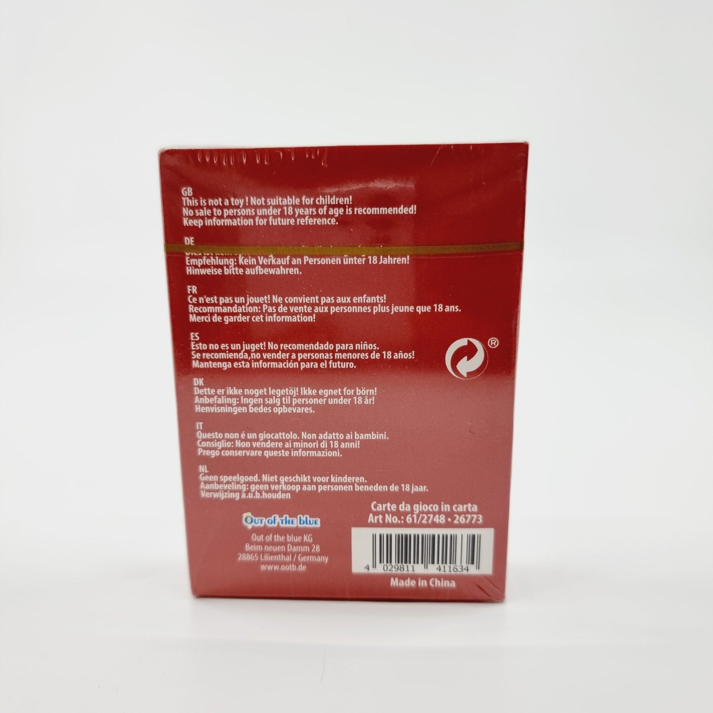 Jeu de carte - Kama Sutra