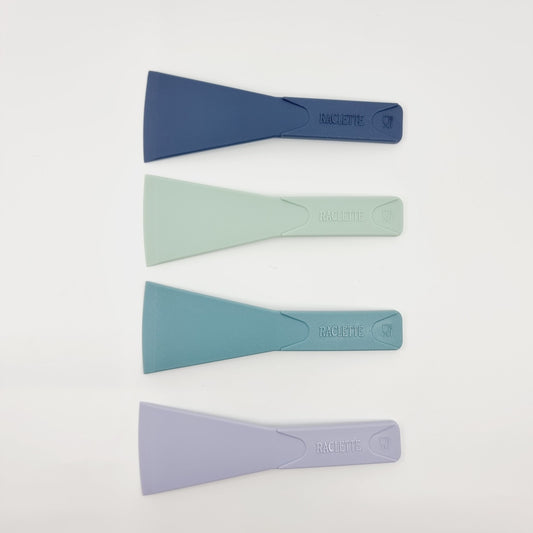 Spatule pour raclette - multicolore (4 pièces)
