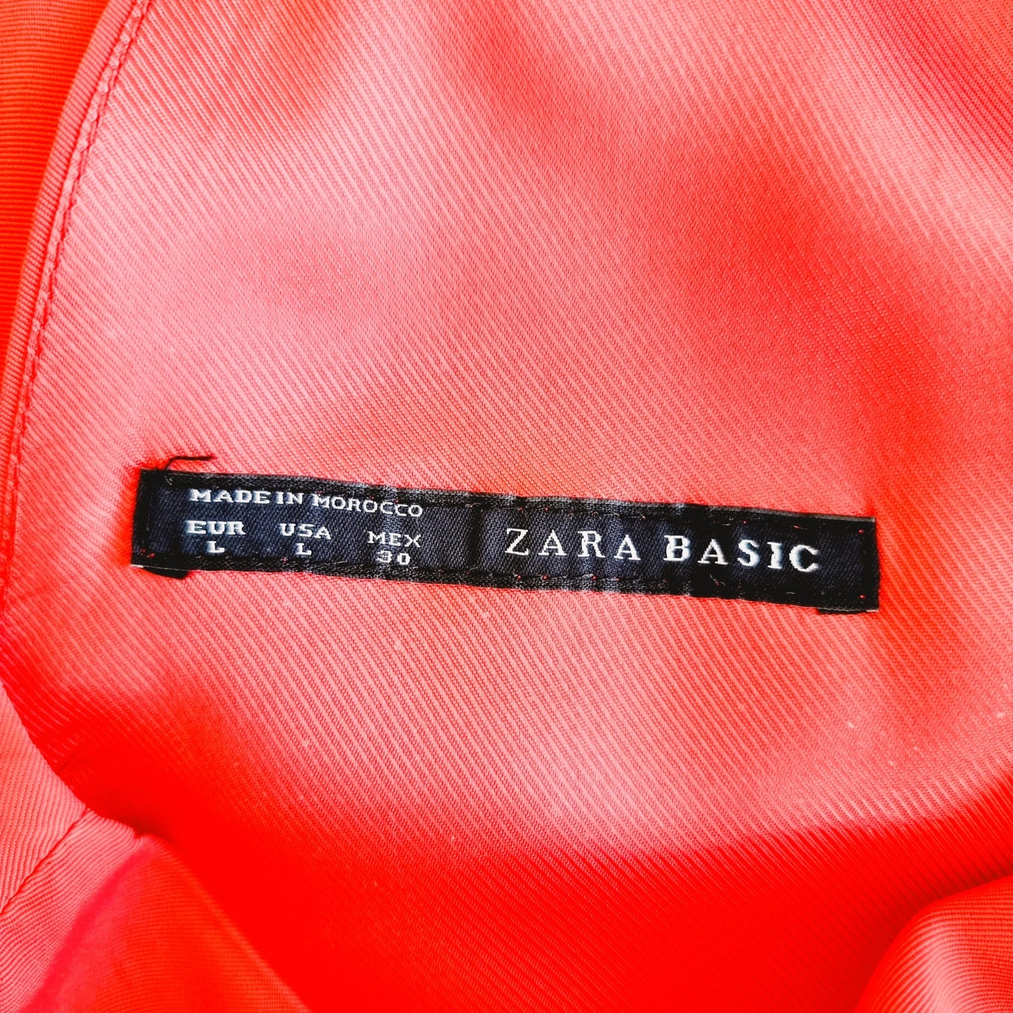 Robe rouge - dos nu (SIZE : L)