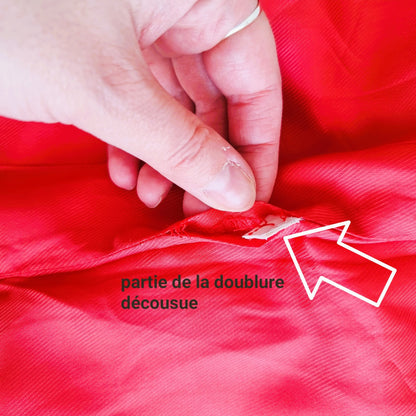 Robe rouge - dos nu (SIZE : L)