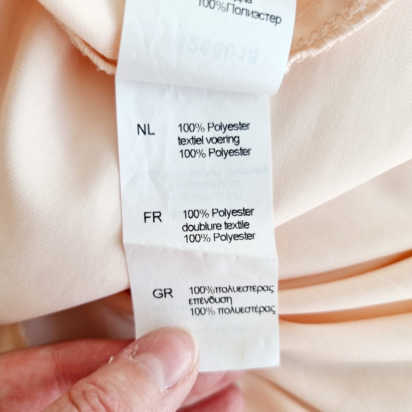 Robe de cocktail - rose pâle (SIZE : 44)