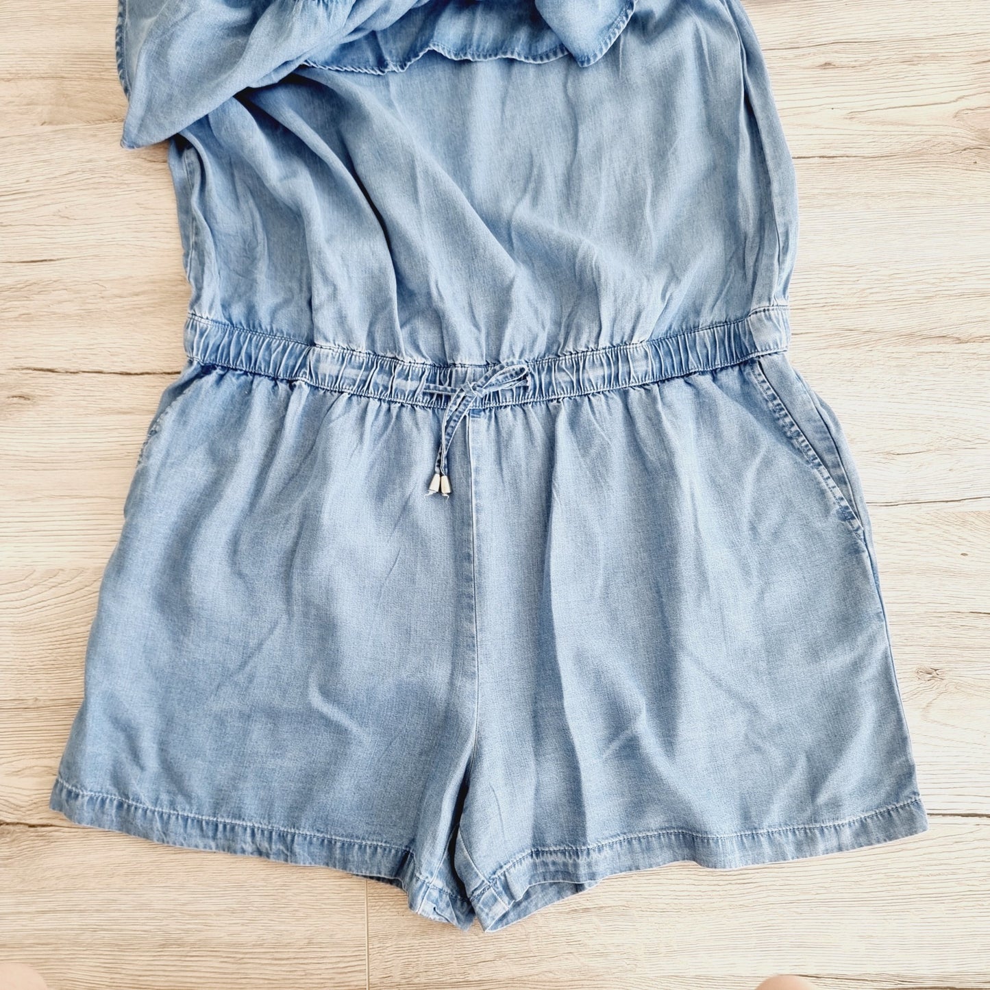 Combi-short en jeans
