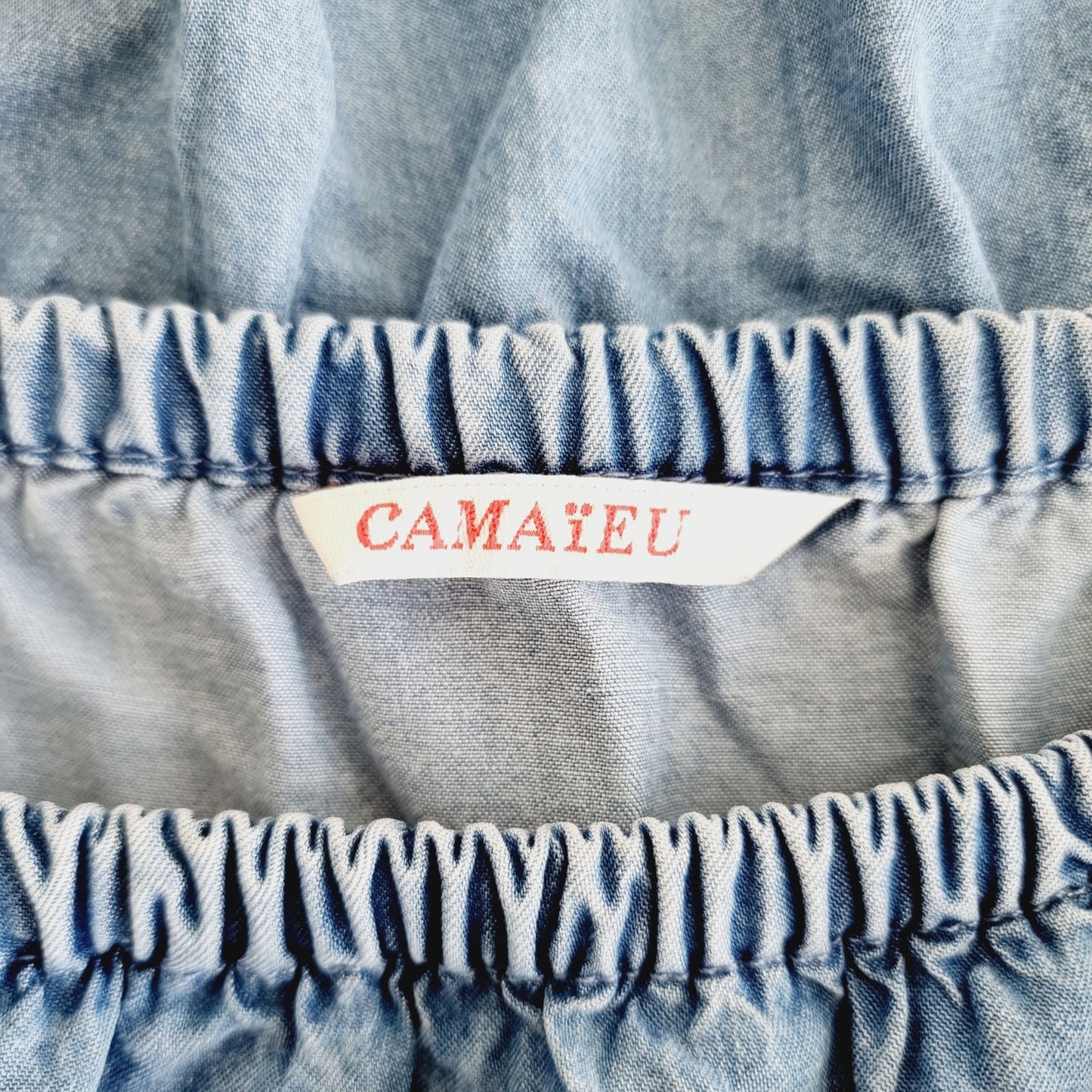 Combi-short en jeans