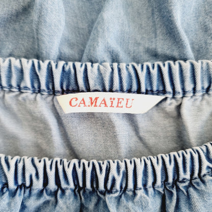 Combi-short en jeans