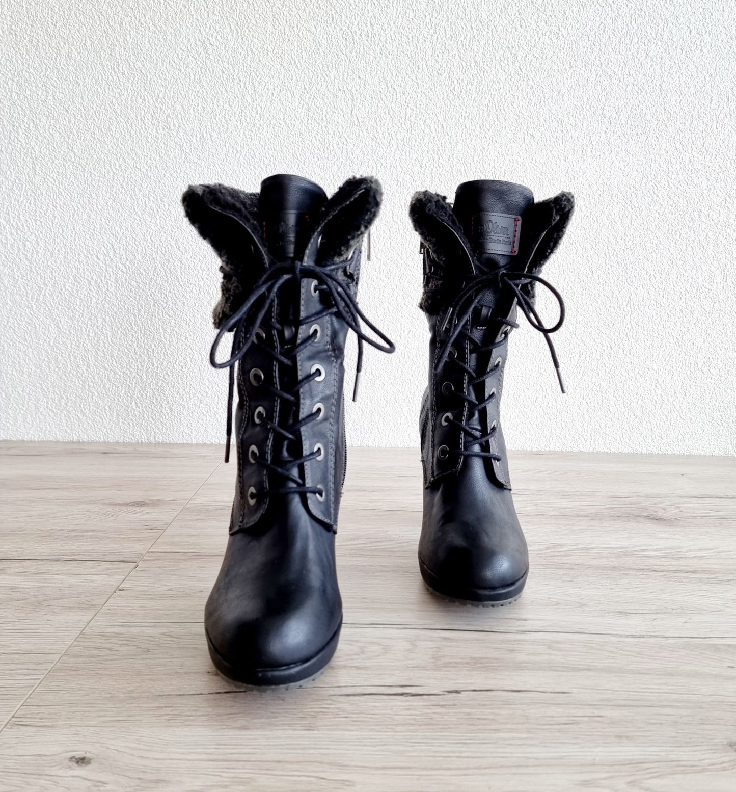 Bottine fourrée à talon (Pointure : 42)