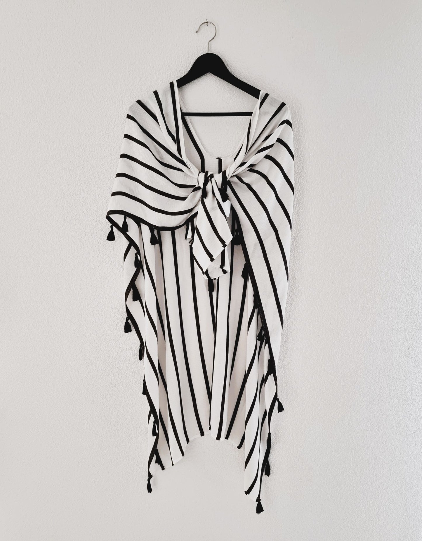 Châle - noir & blanc