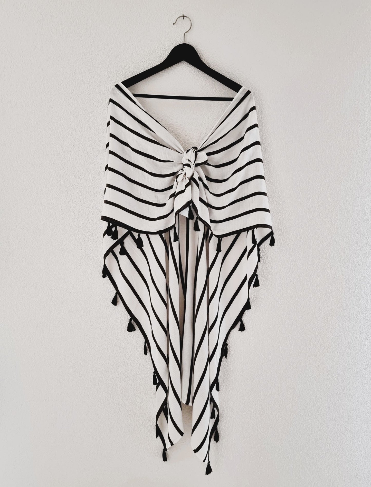 Châle - noir & blanc