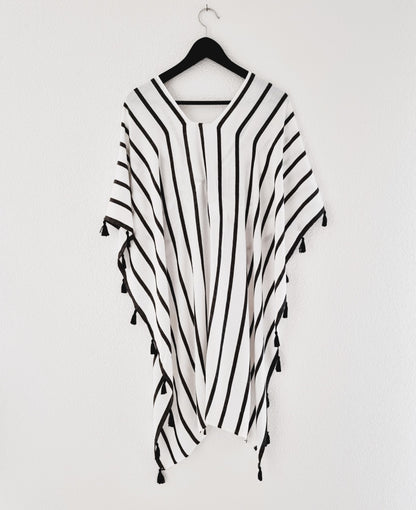 Châle - noir & blanc