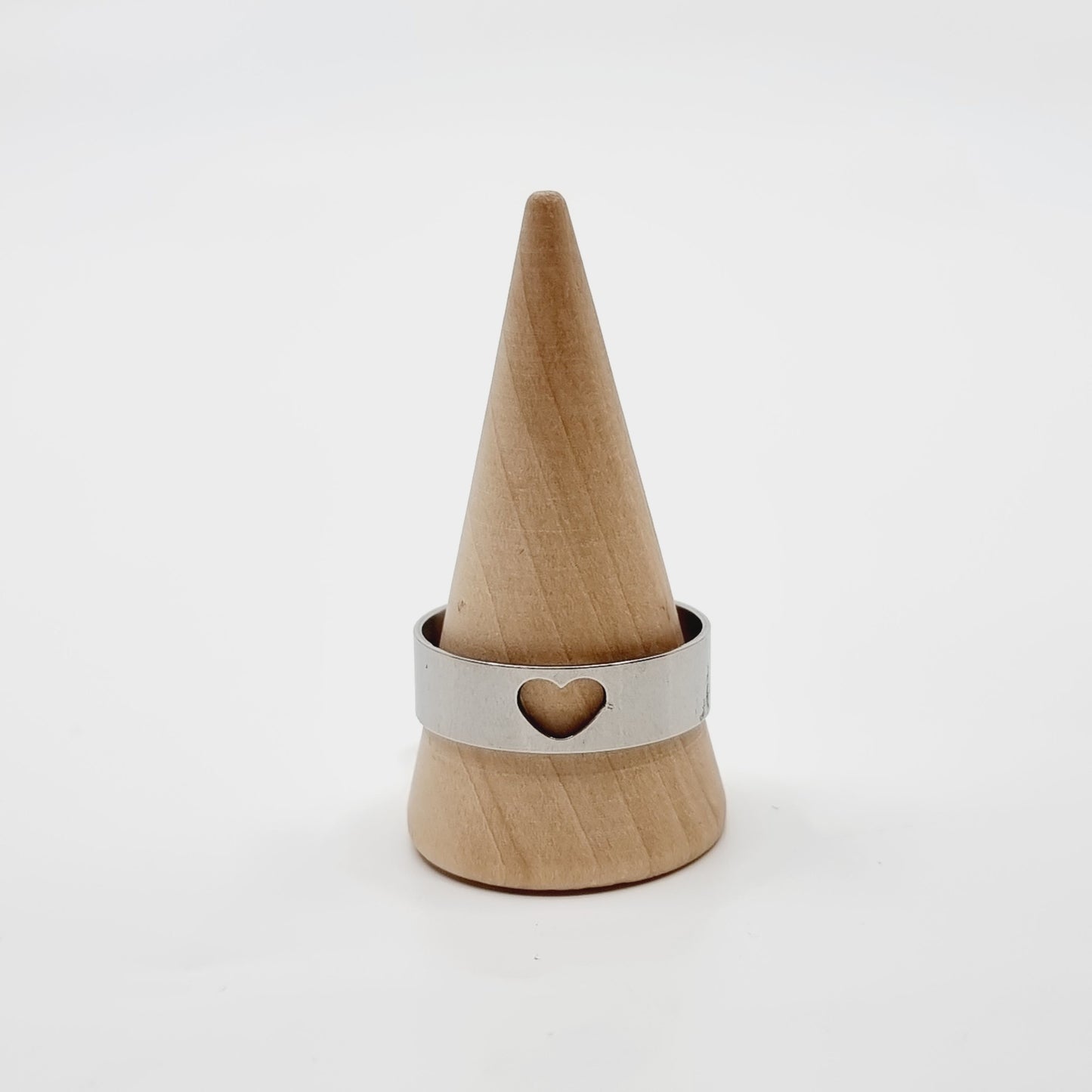 Bague argentée  - coeur (SIZE : 21) - Modèle n°5