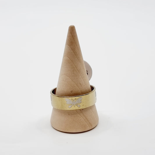 Bague dorée  - papillon (SIZE : 21) - Modèle n°6