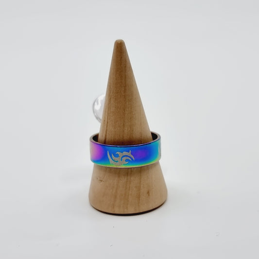 Bague irisée - tribal (SIZE : 20) - Modèle n°9