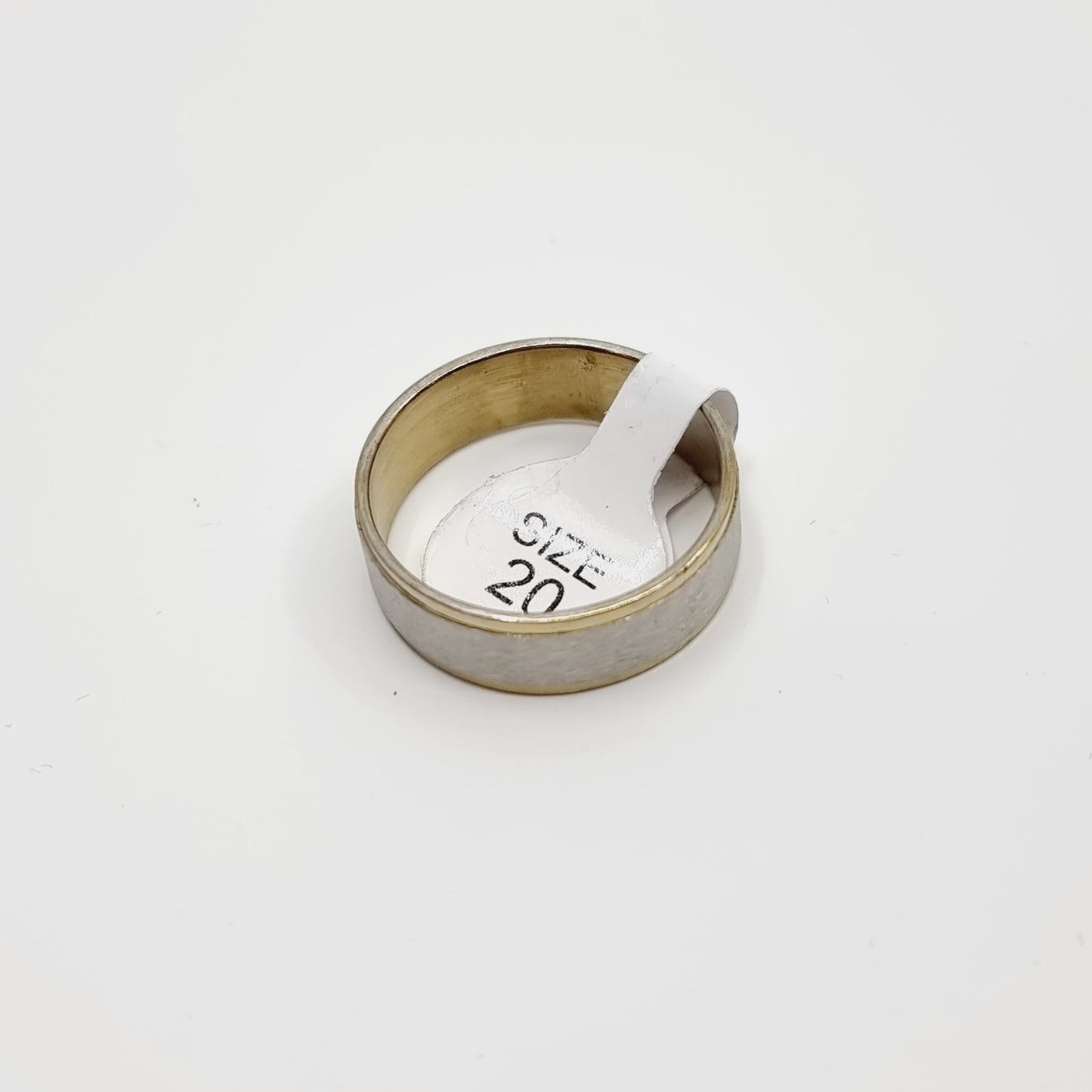 Bague argentée - dorée (SIZE : 20) - Modèle n°12