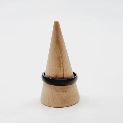 Bague noire - fine (SIZE : 19) - Modèle n°17