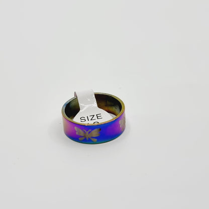 Bague irisée - papillon (SIZE : 18) - Modèle n°29