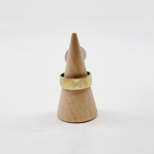 Bague dorée - feuilles (SIZE : 17) - Modèle n°32