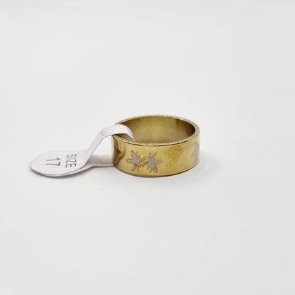 Bague dorée - feuilles (SIZE : 17) - Modèle n°32