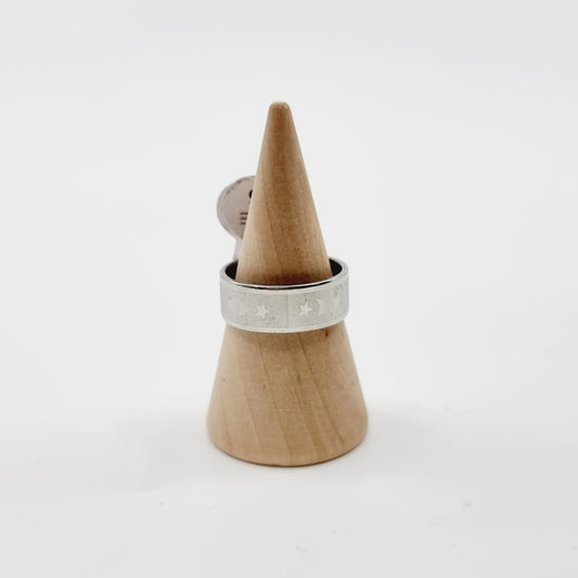 Bague argentée - étoiles (SIZE : 16) - Modèle n°35