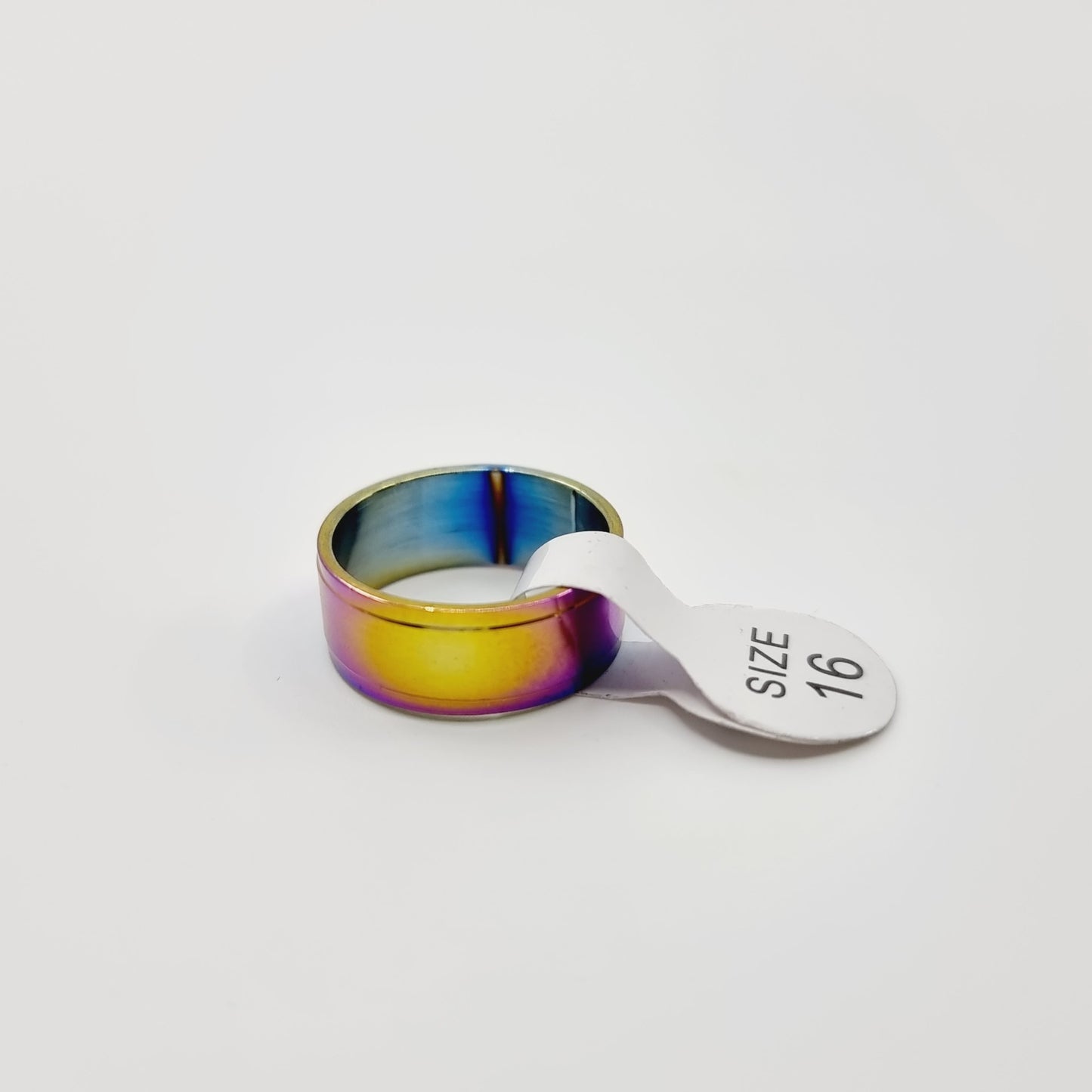 Bague irisée - 2 rainures fines (SIZE : 16) - Modèle n°37