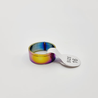 Bague irisée - 2 rainures fines (SIZE : 16) - Modèle n°37