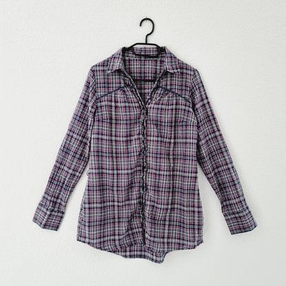 Chemise longue à carreaux (SIZE : M)