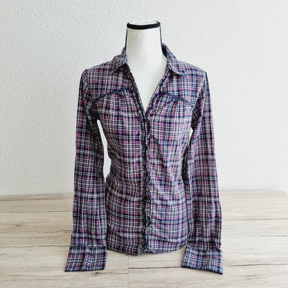 Chemise longue à carreaux (SIZE : M)