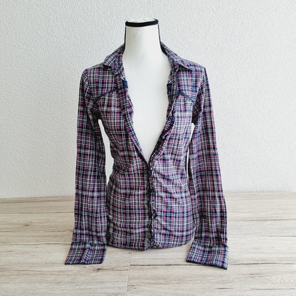 Chemise longue à carreaux (SIZE : M)