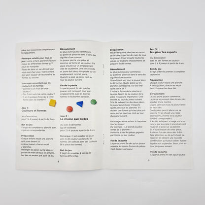 Jeu des formes et des couleurs
