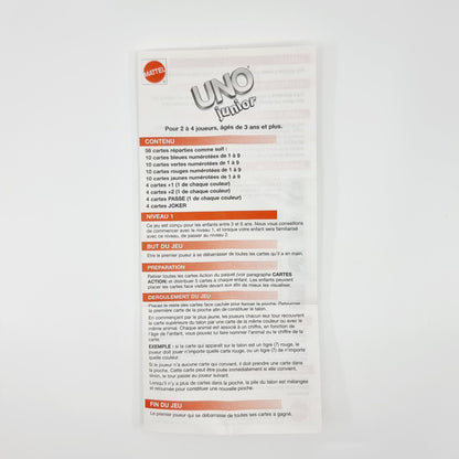 Jeu de carte UNO junior