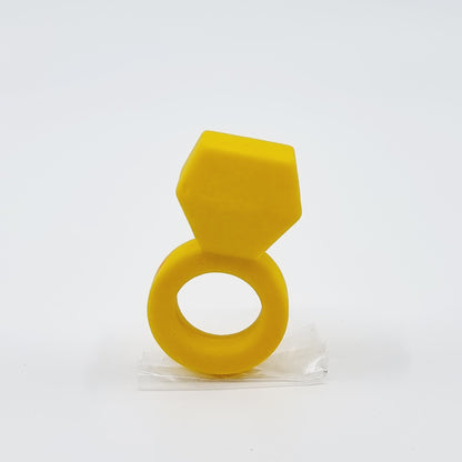 Gomme bague - jaune