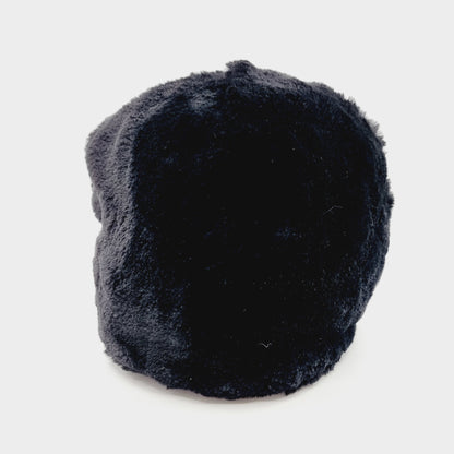 Bonnet noir doublé