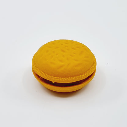 Gomme kawaii macaron - orange