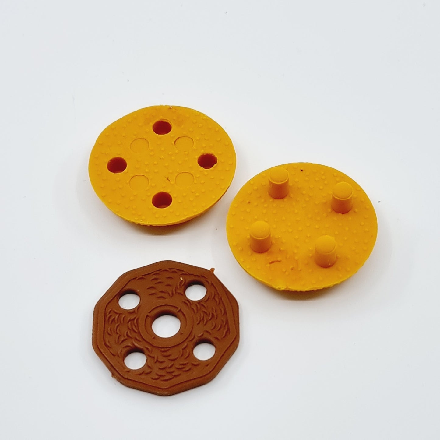 Gomme kawaii macaron - orange