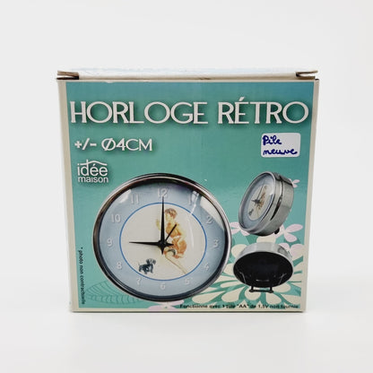 Horloge  rétro - modèle orange
